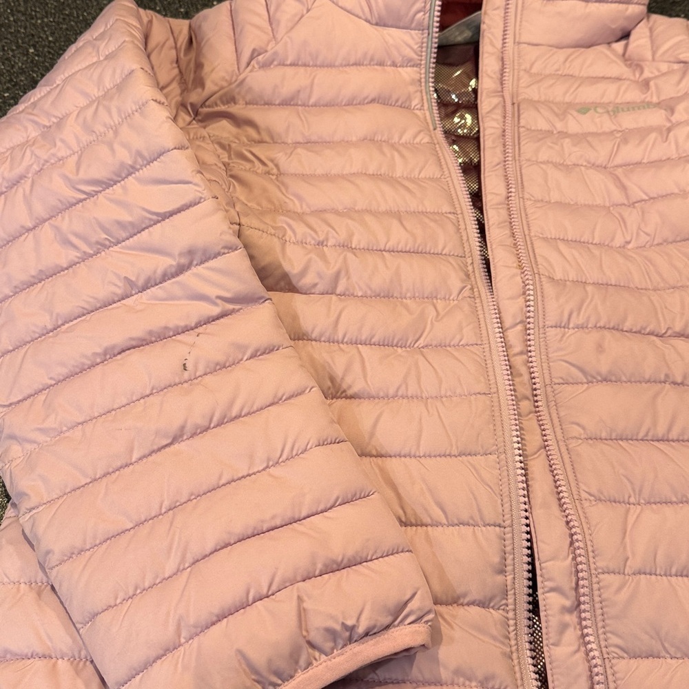 Columbia Purple Quilted Hooded Jacket - size XL - Picture 8 of 8